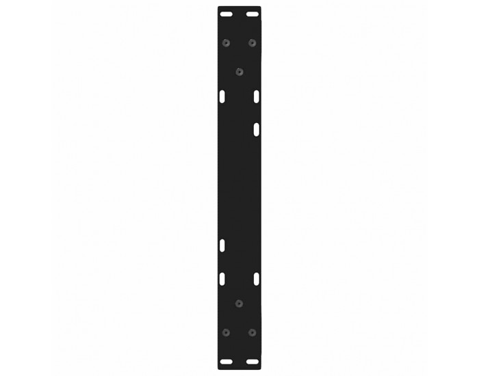 Sonata H Крака за масичка за кафе 2 бр. черни 50x(30-31,3) cm стомана
