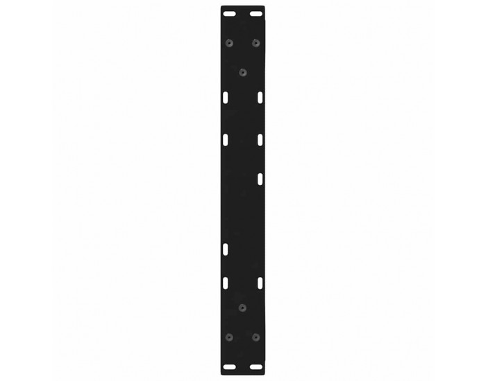 Sonata H Крака за масичка за кафе 2 бр. черни 60x(42-43,3) см стомана