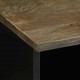 Sonata H ТВ шкаф Светло сив 70x33,5x46 cm Масивна дървесина Манго