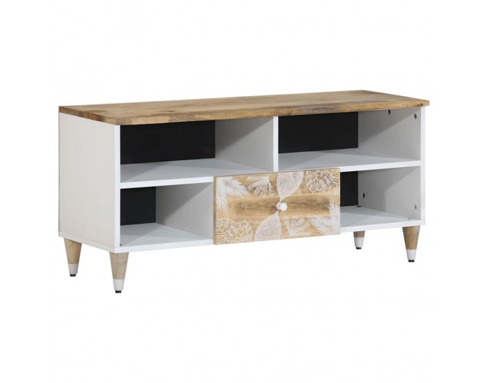 Sonata H TV шкаф 100x33,5x46 cm Масивна дървесина Манго