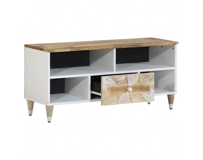 Sonata H TV шкаф 100x33,5x46 cm Масивна дървесина Манго