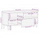 Sonata H TV шкаф 100x33,5x46 cm Масивна дървесина Манго