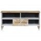 Sonata H TV шкаф 100x33,5x46 cm Масивна дървесина Манго