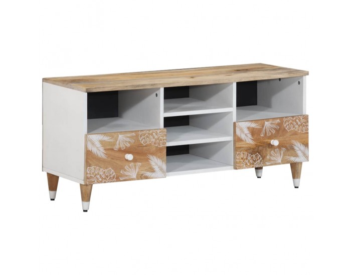 Sonata H TV шкаф 100x33,5x46 cm Масивна дървесина Манго