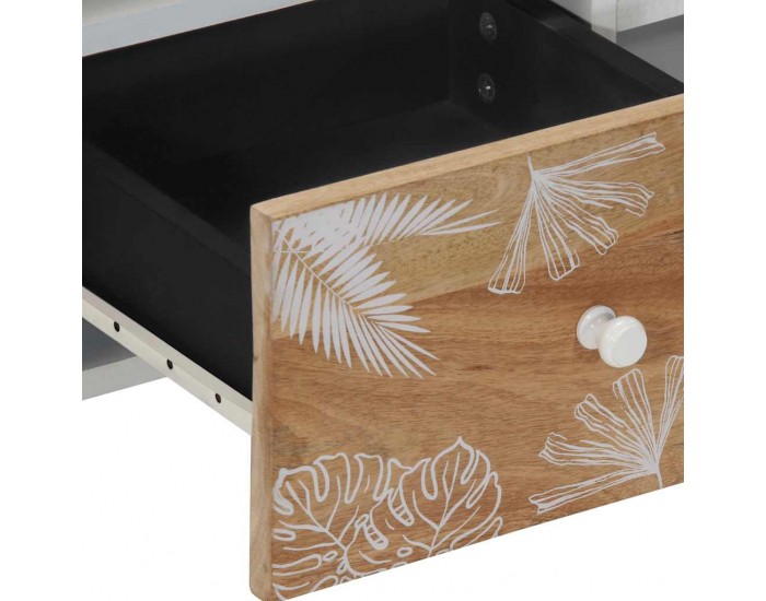 Sonata H TV шкаф 100x33,5x46 cm Масивна дървесина Манго