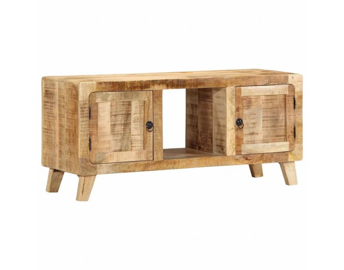 Sonata H ТВ шкаф 105x46x32 cm Масивна дървесина грубо манго