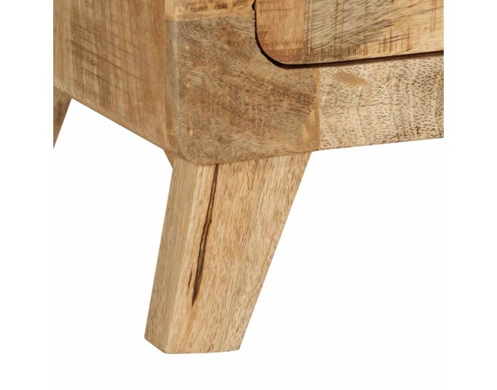 Sonata H ТВ шкаф 105x46x32 cm Масивна дървесина грубо манго