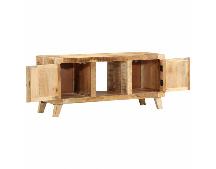 Sonata H ТВ шкаф 105x46x32 cm Масивна дървесина грубо манго