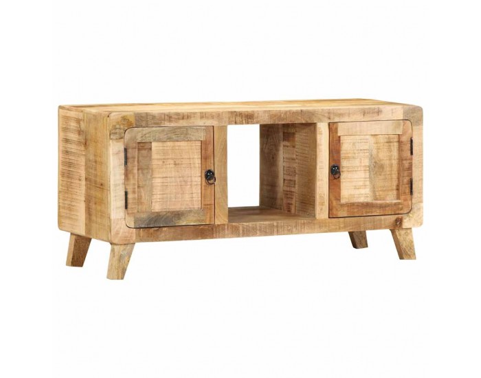 Sonata H ТВ шкаф 105x46x32 cm Масивна дървесина грубо манго