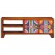 Sonata H ТВ шкаф Multicolour 110x30x40 масивна дървесина акация