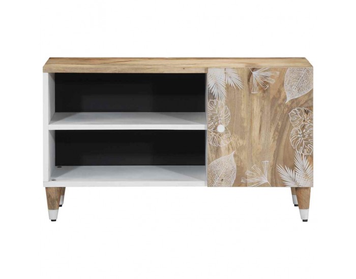 Sonata H ТВ шкаф, 80x31,5x46 см, мангово дърво масив