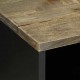 Sonata H ТВ шкаф Светло сив 80x31,5x46 cm Масивна дървесина Манго
