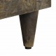 Sonata H ТВ шкаф Светло сив 80x31,5x46 cm Масивна дървесина Манго
