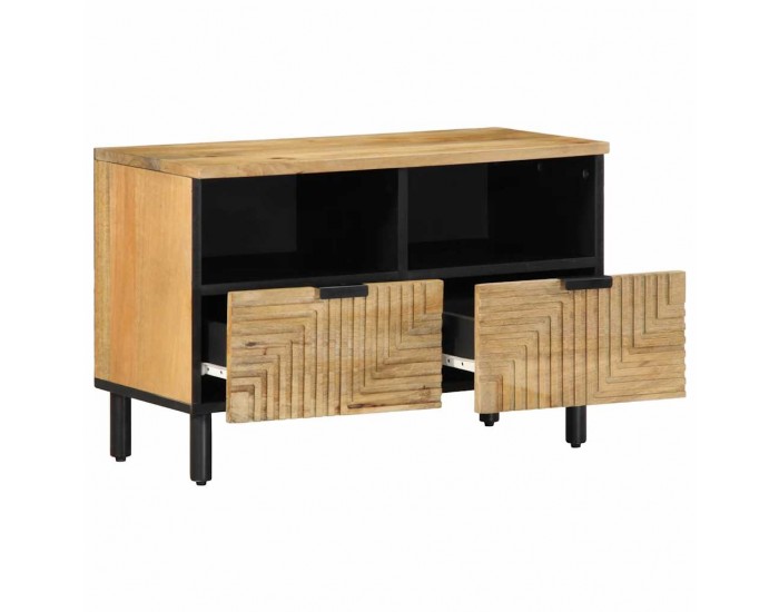 Sonata H TV шкаф кафяв 70x33x46 cm масивна дървесина манго