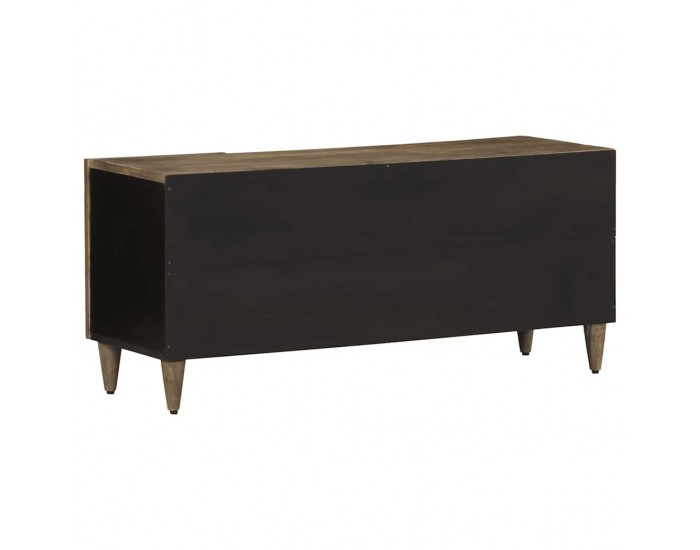 Sonata H ТВ шкаф Светло сив 105x33,5x46 cm Масивна дървесина Манго