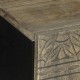 Sonata H ТВ шкаф Светло сив 105x33,5x46 cm Масивна дървесина Манго