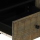 Sonata H ТВ шкаф Светло сив 105x33,5x46 cm Масивна дървесина Манго