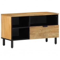 Sonata H TV шкаф кафяв 80x33x46 cm масивна дървесина манго - Comode TV