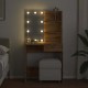 Sonata H Тоалетка с LED, Дъб артизан, 74,5x40x141 см