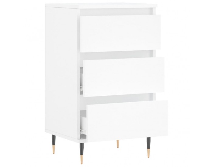 Sonata H Бюфет бял 40x35x70 см инженерно дърво