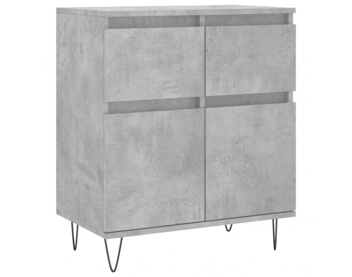 Sonata Servantă, gri beton, 60x35x70 cm, lemn prelucrat