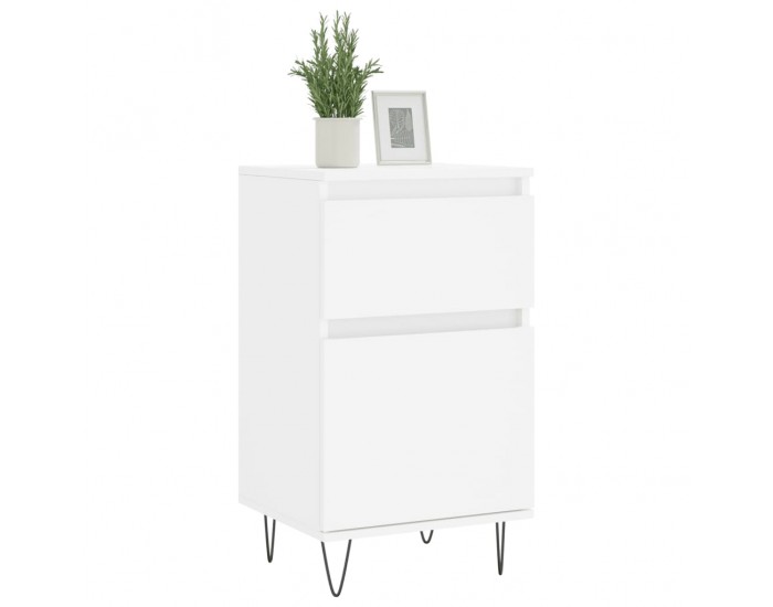 Sonata H Бюфет бял 40x35x70 см инженерно дърво