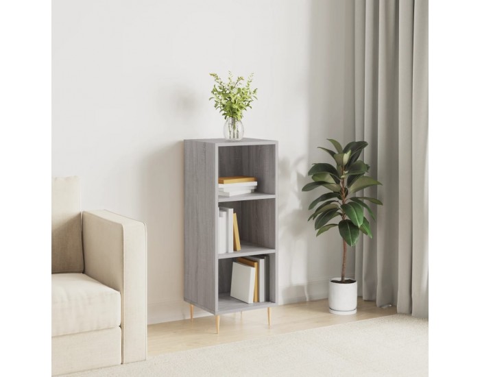 Sonata Servantă, gri sonoma, 34,5x32,5x90 cm, lemn compozit