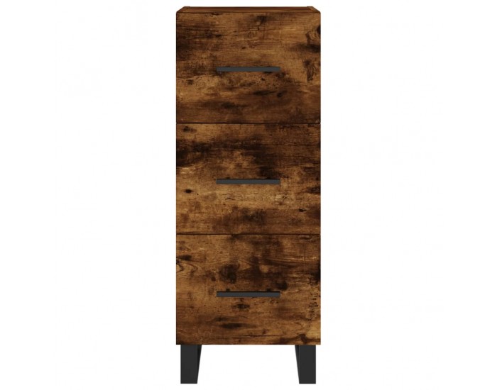 Sonata H Сайдборд, опушен дъб, 34,5x34x90 см, инженерно дърво