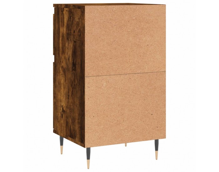 Sonata H Бюфети 2 бр опушен дъб 40x35x70 см инженерно дърво