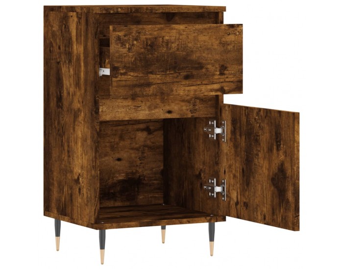Sonata H Бюфети 2 бр опушен дъб 40x35x70 см инженерно дърво