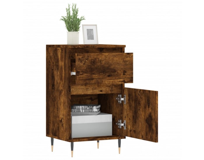 Sonata H Бюфети 2 бр опушен дъб 40x35x70 см инженерно дърво