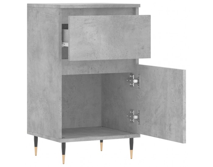 Sonata H Бюфети 2 бр бетонно сив 40x35x70 см инженерно дърво