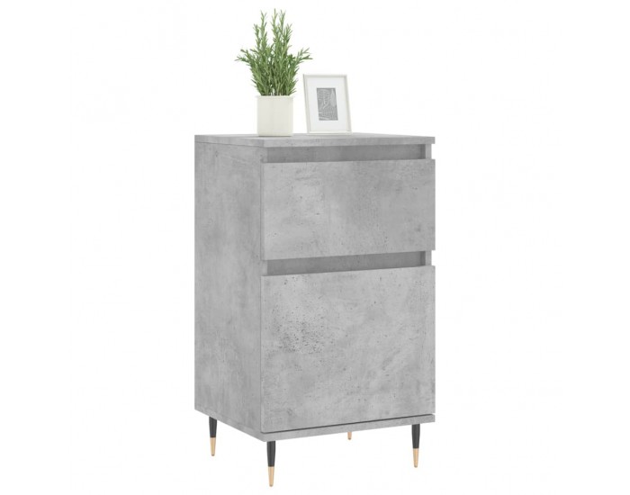 Sonata H Бюфети 2 бр бетонно сив 40x35x70 см инженерно дърво