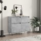 Sonata H Бюфети 2 бр бетонно сив 40x35x70 см инженерно дърво