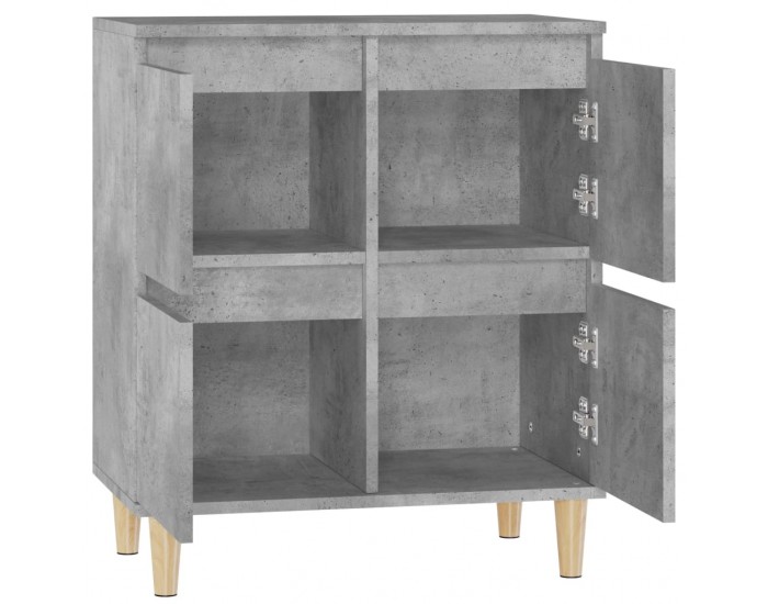 Sonata Servantă, gri beton, 60x35x70 cm, lemn prelucrat