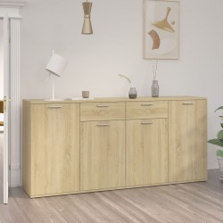 Sonata H Бюфет, дъб сонома, 160x36x75 см, инженерно дърво - Living
