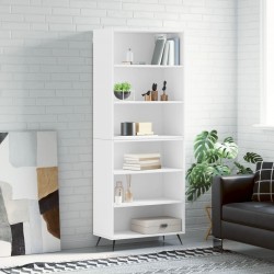 Sonata H Висок шкаф, бял, 69,5x32,5x180 см, инженерно дърво - Corpuri, vitrine, biblioteci modulare