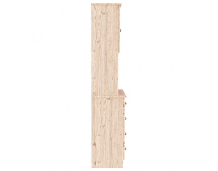 Sonata H Висок шкаф ALTA, 77x35x165 см, борово дърво масив
