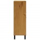Sonata H Висок шкаф със стъклени вратички FLAM 92x40x122,5 см бор масив