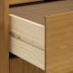 Sonata H Висок шкаф със стъклени вратички FLAM 92x40x122,5 см бор масив