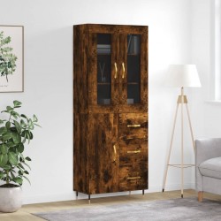 Sonata H Висок шкаф, опушен дъб, 69,5x34x180 см, инженерно дърво - Corpuri, vitrine, biblioteci modulare
