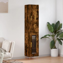 Sonata H Висок шкаф, опушен дъб, 34,5x34x180 см, инженерно дърво - Corpuri, vitrine, biblioteci modulare