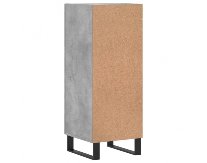 Sonata Servantă, gri beton, 34,5x34x90 cm, lemn compozit