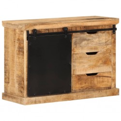 Sonata H Бюфет 80x30x55 см грубо мангово дърво масив - Living