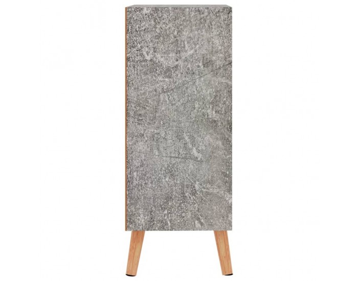 Sonata H Сайдборд, бетонно сив, 60x30x72 см, инженерно дърво