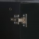 Sonata H Бюфет, сиво със силен гланц, 71x35x80 см, инженерно дърво