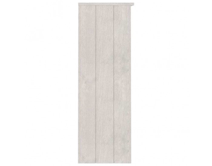 Sonata H Надстройка за шкаф HAMAR, бяла, 85x35x100 см, бор масив