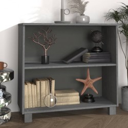 Sonata H Сайдборд HAMAR, тъмносив, 85x35x80 см, борово дърво масив - Corpuri, vitrine, biblioteci modulare