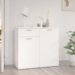 Sonata H Бюфет, бял, 80x36x75 см, инженерно дърво - Living