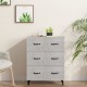 Sonata Dulap, gri beton, 69,5x34x90 cm, lemn compozit